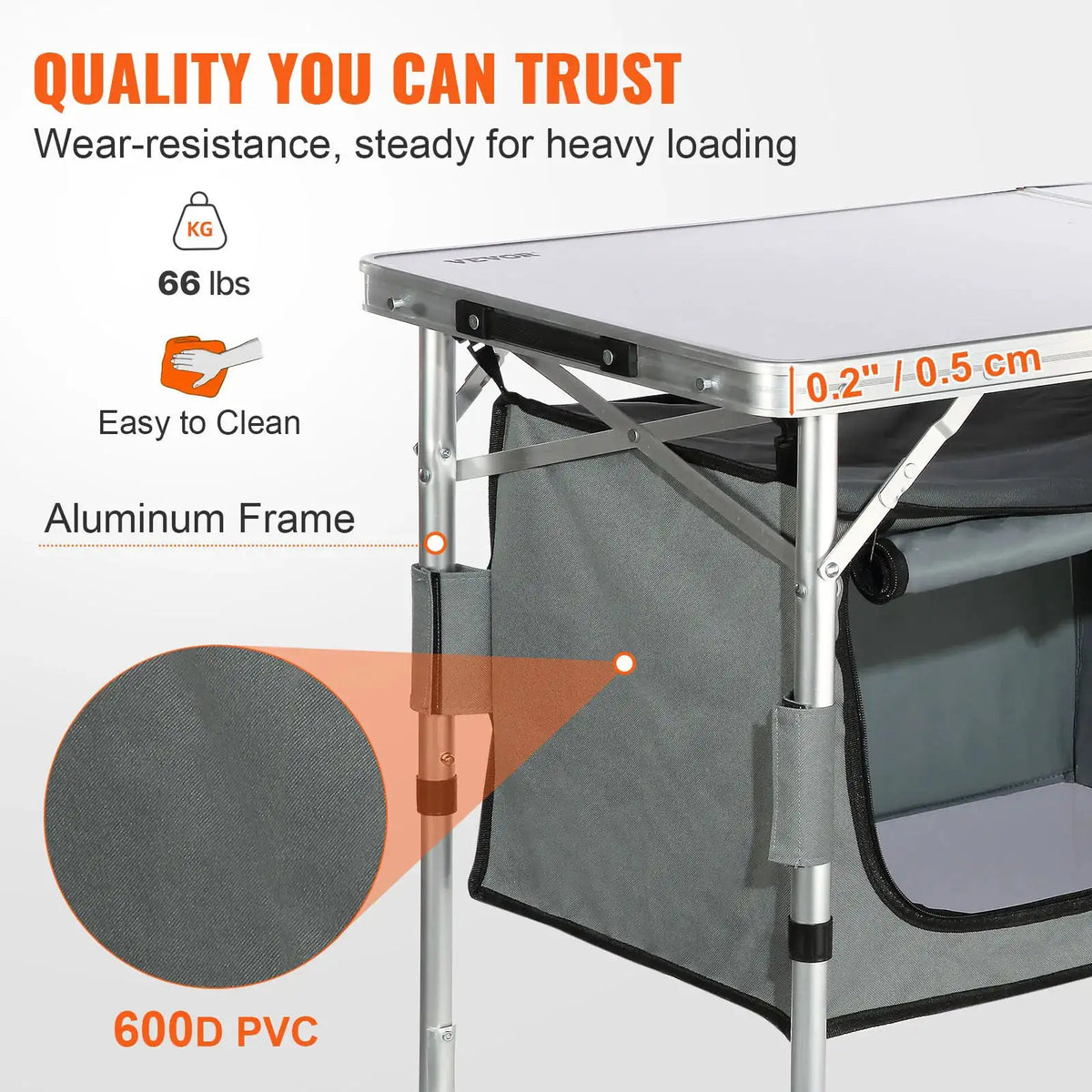 Quick Setup Folding Kitchen Table — product image 4