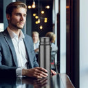 1000ML Smart Thermos Bottle With Temperature Display Keeps Drinks Hot Or Cold