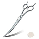 Curved Pet Grooming Scissors: Professional Dog Shears