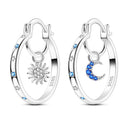 Mula Sterling Silver Hoops Earrings