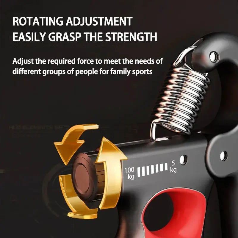 Adjustable Hand Grip Strengthener 5 to 100kg for Training