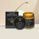 Beef Tallow Facial Moisturizer With Honey Balm Organic Grass Fed Whipped Cream