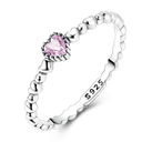 Sterling Silver Golden Ring Sparking
