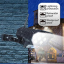 Solar Security Light: Super Bright Motion Sensor Outdoor Light