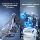 Intelligent Massage Chair Upgraded Electric Extended SL Rail Foot Calf Roller Full Body Airbag Wrapped Zero Gravity Thai Stretch