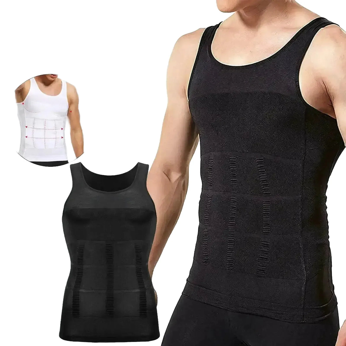 Men's Tummy Control Compression Vest — product view 1