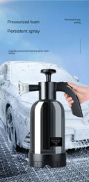 2L Hand Pump Foam Sprayer With 3 Nozzles For Car Wash