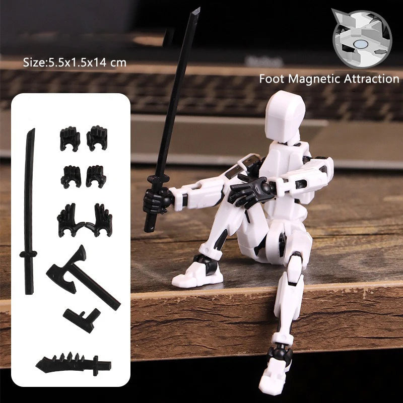 Magnetic Articulated Shapeshift Robot Figure