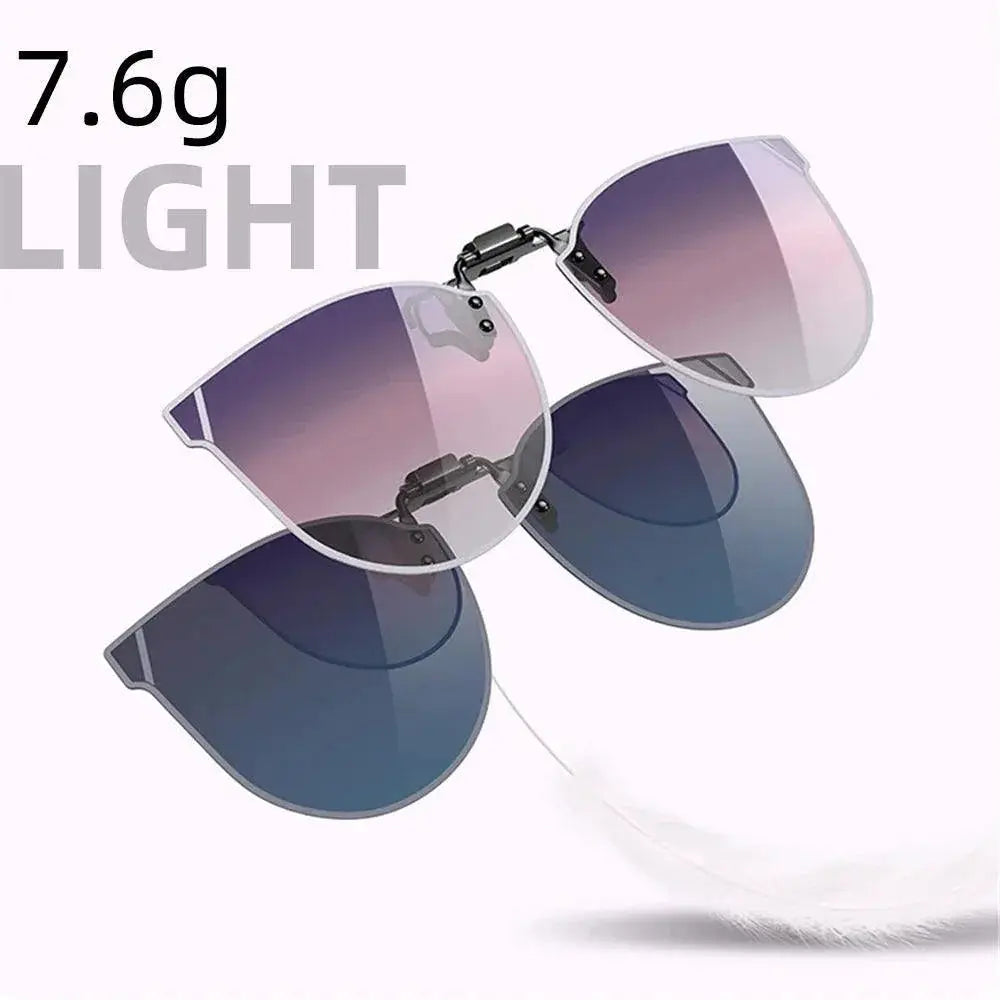 Stylish Women's Cat Eye Clip On Sunglasses Fashion