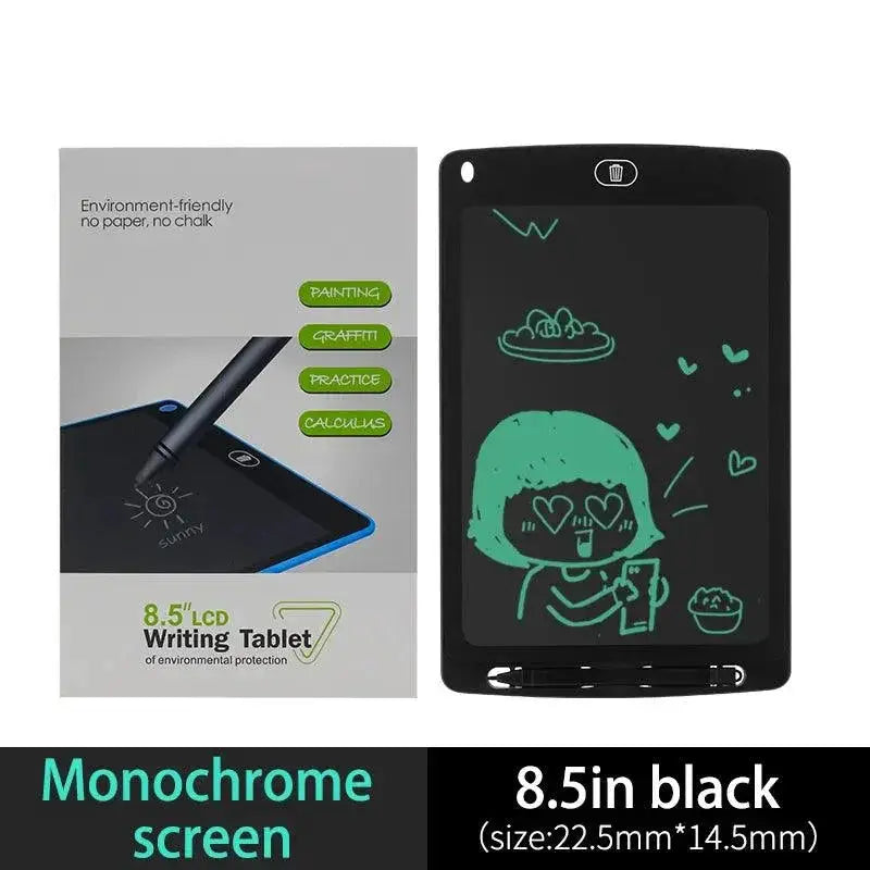 LCD Writing Tablet for Kids Mess Free — 10-M-BLACK