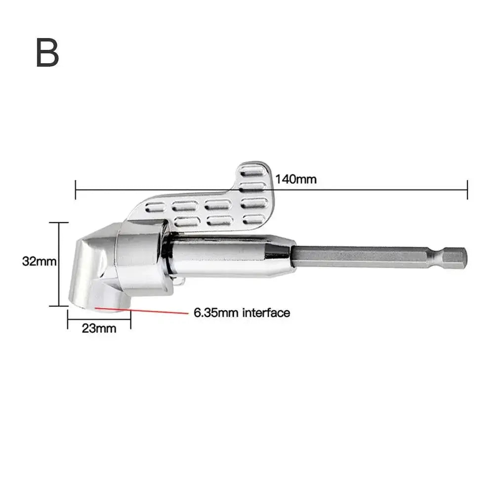 105 Degree Right Angle Drill Adapter Flexible Shaft Bit
