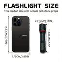 Zoomable UV Flashlight - Rechargeable Pet Detector