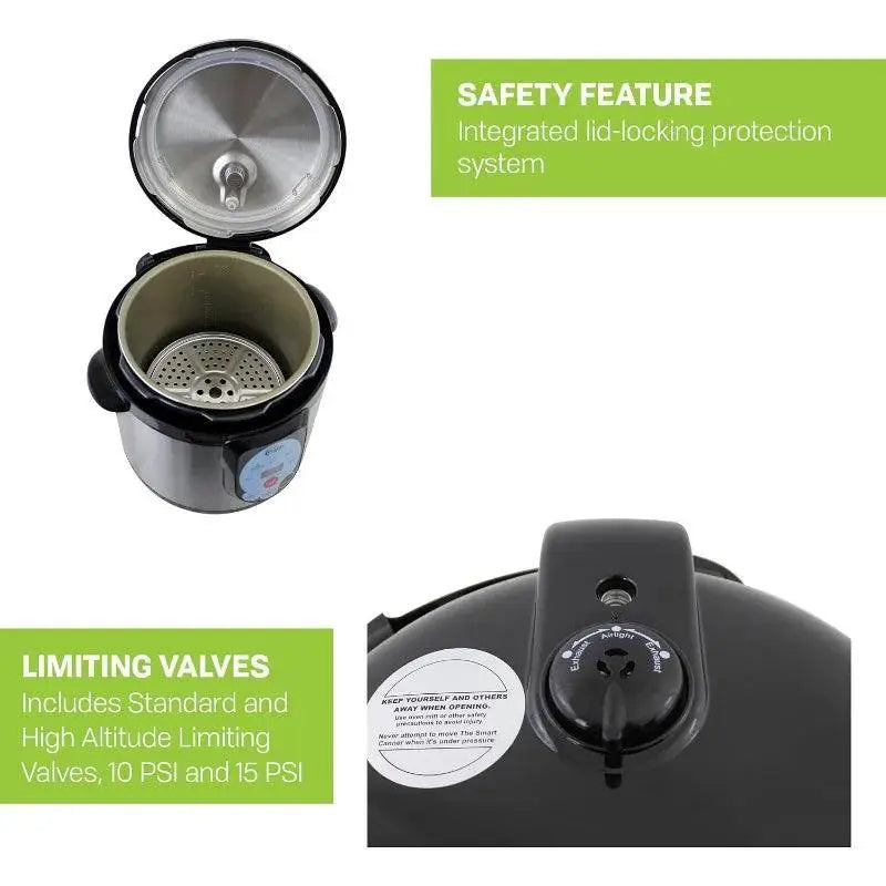 Smart Electric Pressure Cooker Canner Canning And Cooking