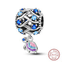 Sterling Silver Blue Ocean Ship