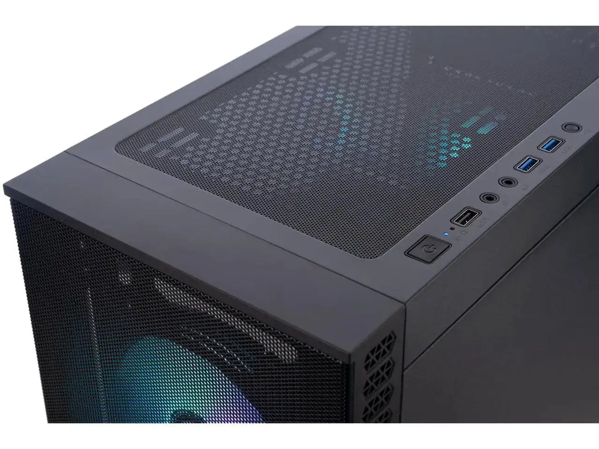 ABS Cyclone Aqua Prebuilt Gaming PC Powered by Asus - Windows 11 - Intel Core i7-14700F - GeForce RTX 5070 12GB - DLSS 4 - 32GB DDR4 - 1TB NVMe SSD