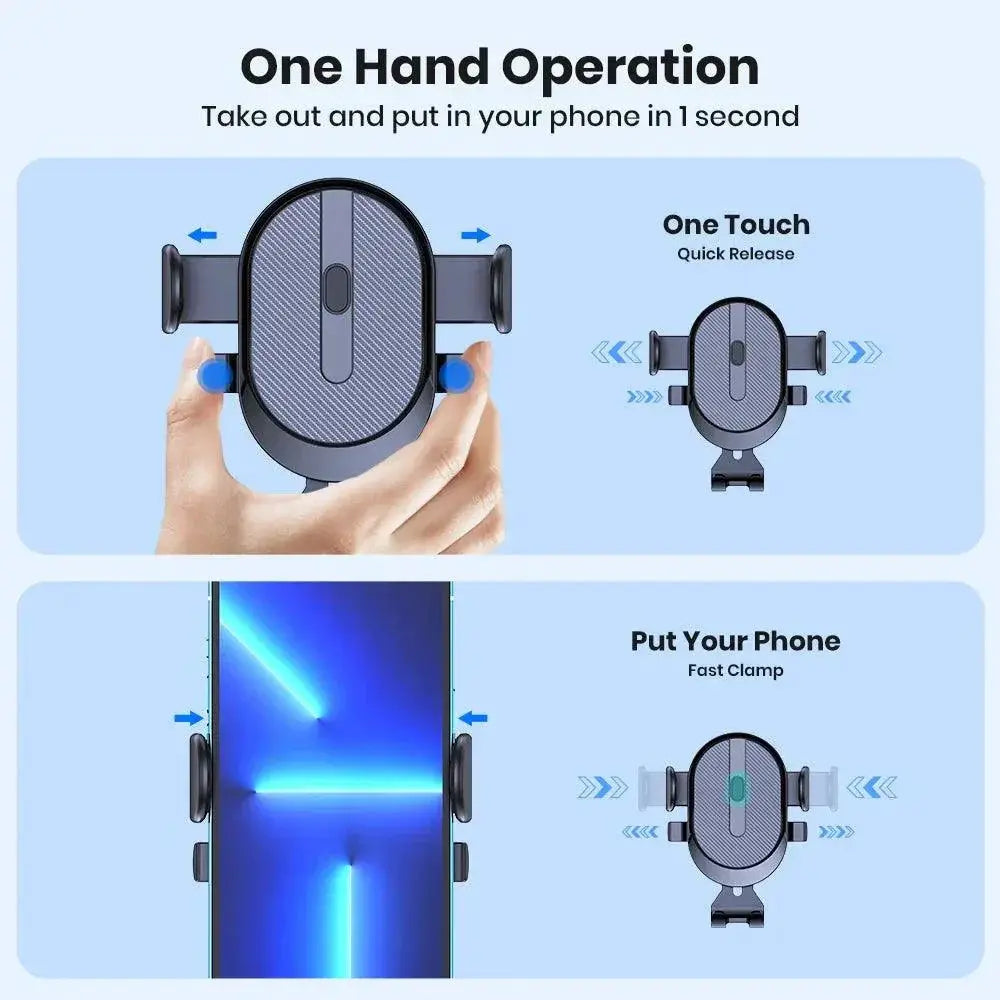 Car Air Outlet Phone Holder Secure One Handed Access