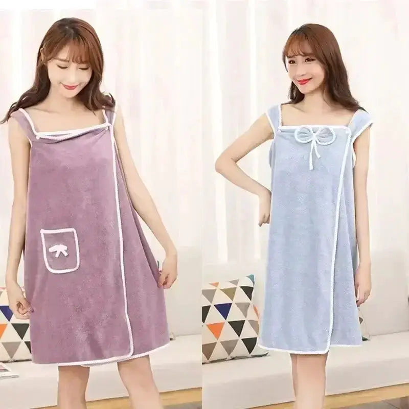 Women Wearable Bath Towel 140x85cm Fast Drying Premium