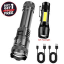 Mini Cob Flashlight - Rechargeable Pocket Torch