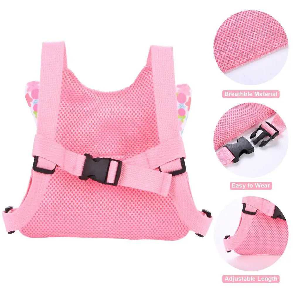 Angel Wings Baby Safety Harness Backpack for Girls Pink