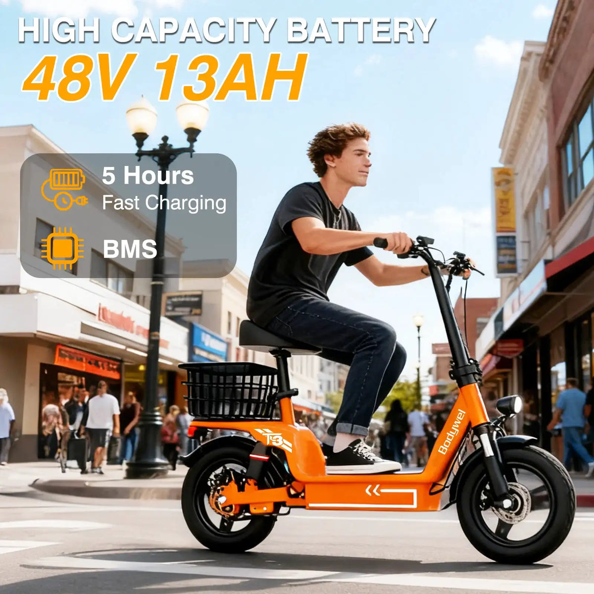 Bodywel T3 Adult Electric Scooter Fold