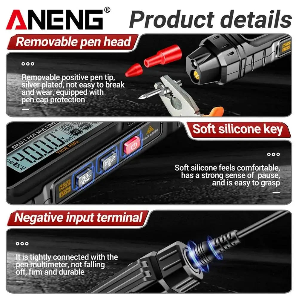 ANENG A3005 Multimeter Pen AC DC Voltage Ohm Tester