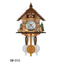 Retro Style Cuckoo Clock Wooden House Wall Alarm Bird Decor