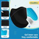 U-Shaped Gel Memory Foam Seat Cushion for Travel Comfort