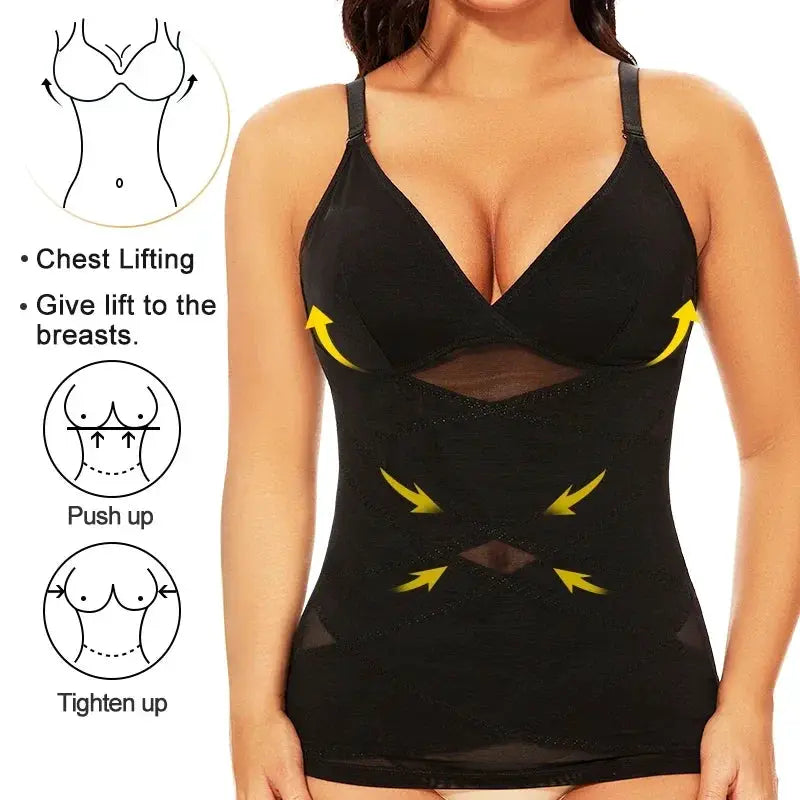 MissMoly Womens Seamless Tummy Control Shapewear Tank Top