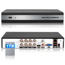 Channel Metal + CCTV NVR Recorder Hard Drive Hybrid Analog