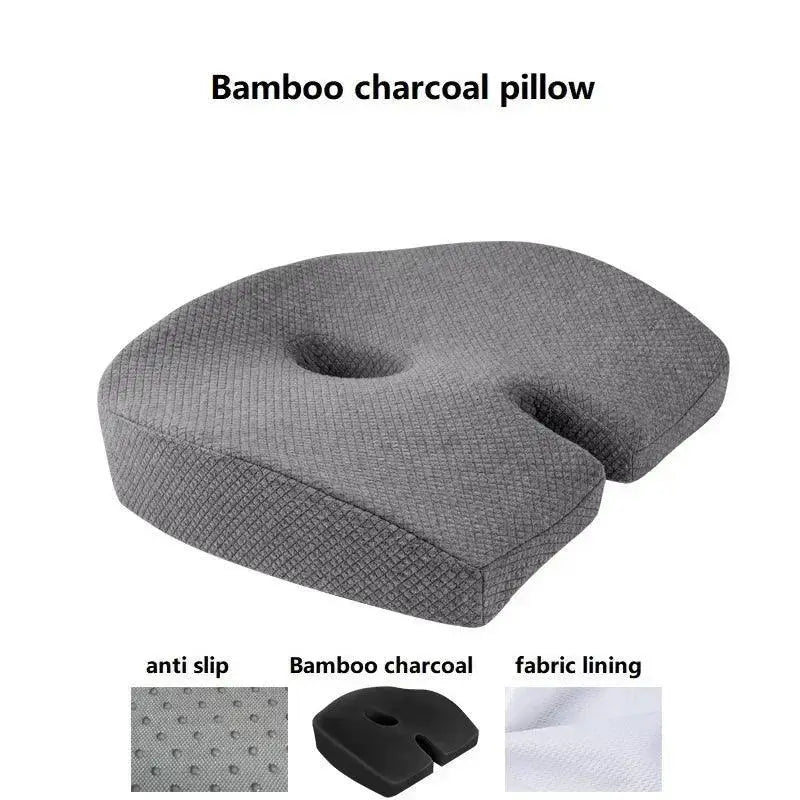 Ergonomic Memory Foam Seat Cushion Tailbone Pain Relief