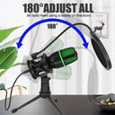 USB Condenser Microphone - Crisp Studio Audio