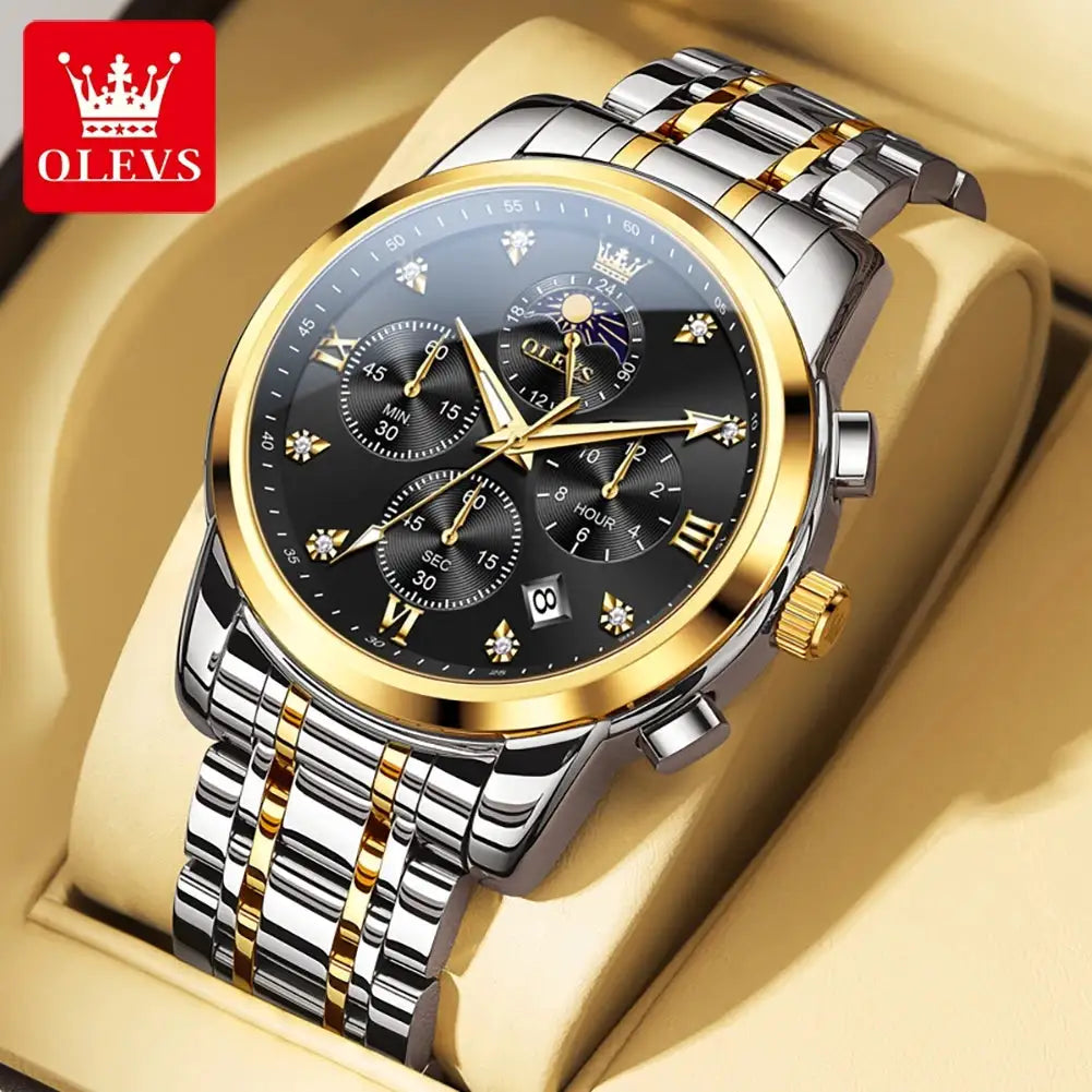Olevs Premium Steel Quartz Watch — product image 13