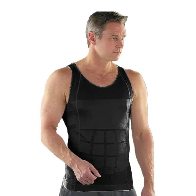 Men's Slimming Compression Corset Vest For Tummy Control