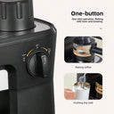 Compact Espresso Coffee Maker, Pressure With Milk Frother, Rich