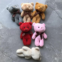 Little Bear Plush Keychain Toy Wedding Gift Keepsake Charm