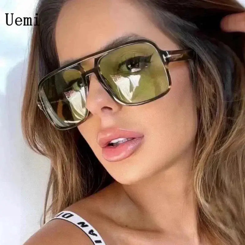 Retro Oversized UV400 Sunglasses for Men and Women Fashion