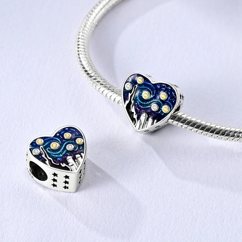 Sterling Silver Blue Charm Whale