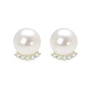 Pearl Stud Earrings Gold Filled