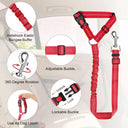 Car Safety Leash Reflective Elastic Dog Seat Belt Rope