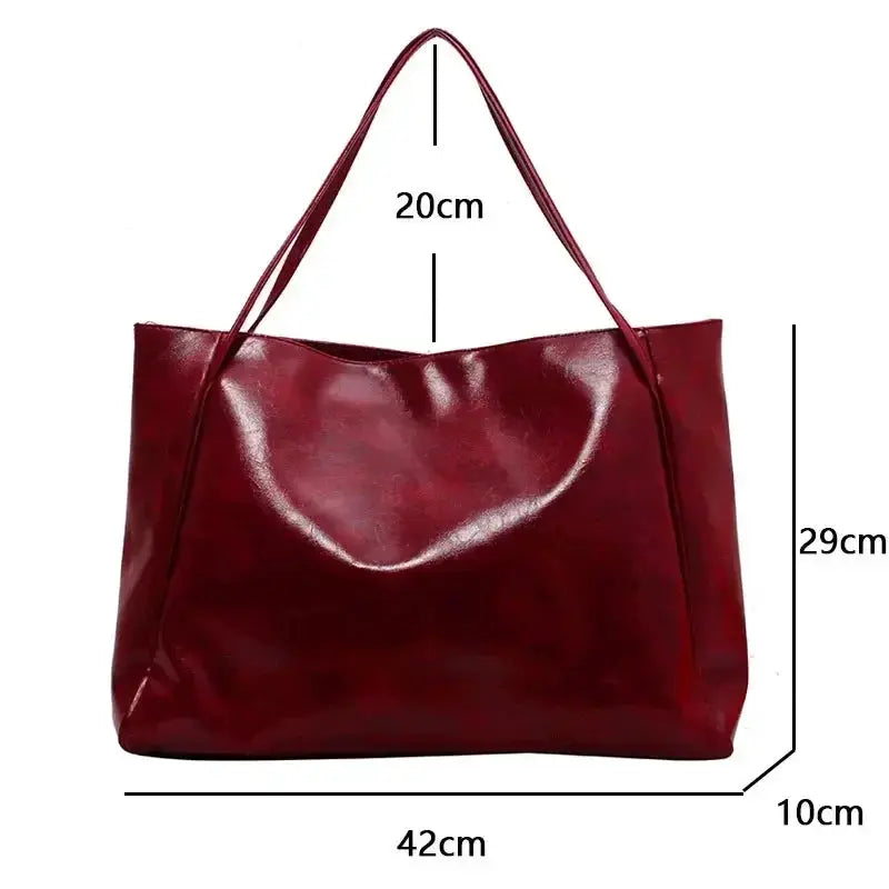 Women Tote Bag Fashion Underarm Pouch Large Capacity