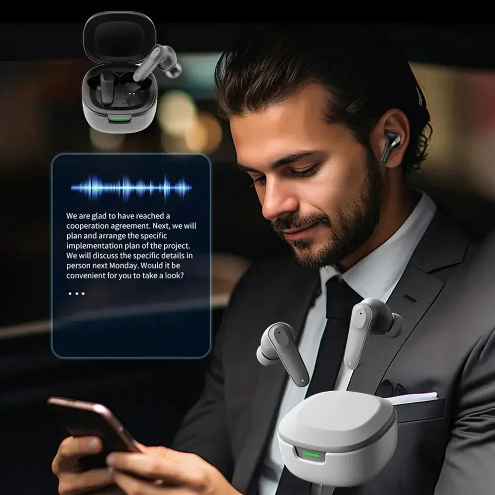 AI Translator Earbuds Wireless Bluetooth Translation