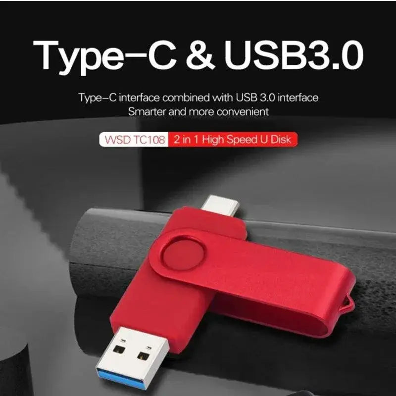 2TB High Speed Type C USB Flash Drive for Phones and Laptops