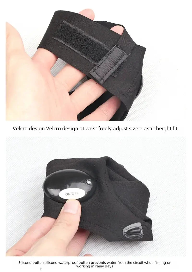 Illuminated Glove for Night Fishing — product view 12