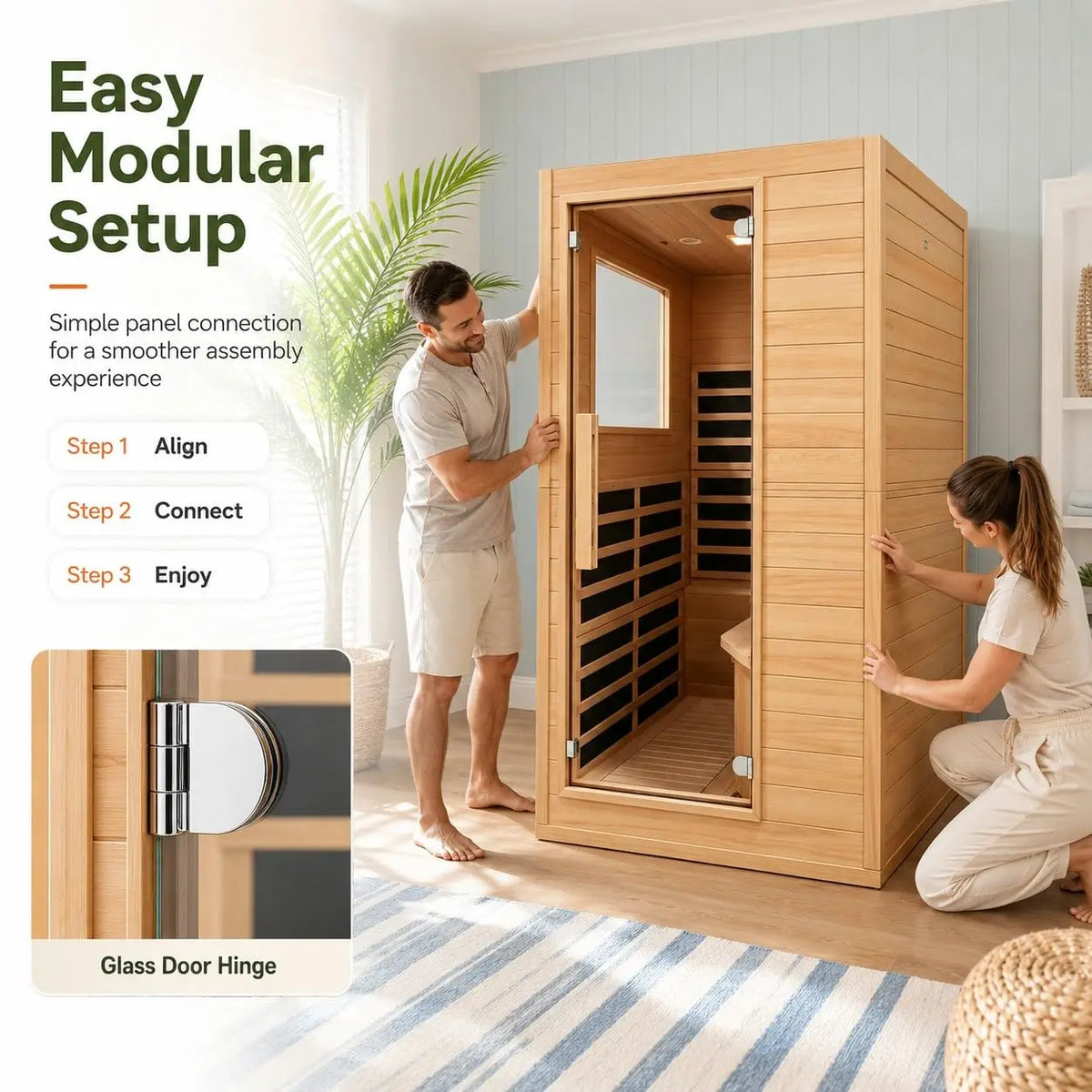 Wooden Infrared Sauna Cabin