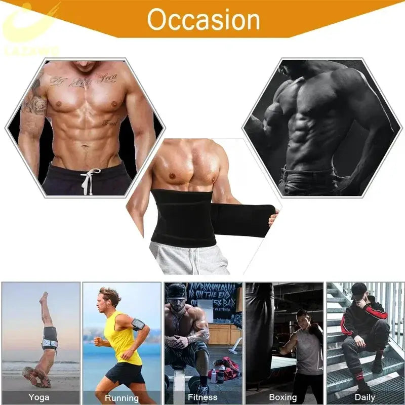 Neoprene Waist Trainer for Men Fat Burning and Slimming