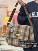 Middle-Age Shoulder Bag: Japanese & South Korean Style