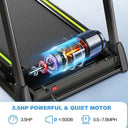 Compact Incline Walking Pad Treadmill 4 Percent Slope Under Desk