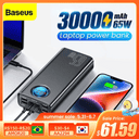 Baseus 65W 30000mAh Portable Power Bank for Fast Charging