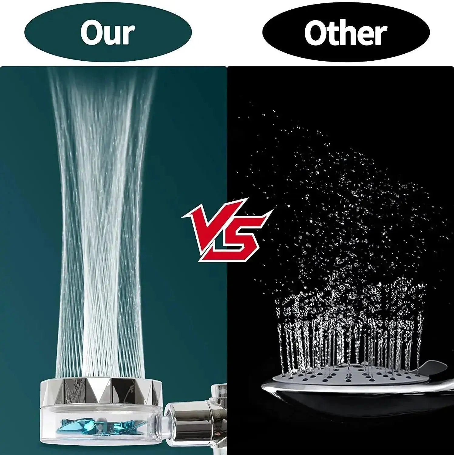 High Pressure Turbo Spa Showerhead For Ultimate Relaxation