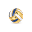Golden Charm Bead Sterling Silver